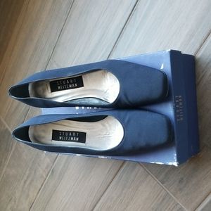Stuart Weitzman "Anna" Navy Peau High Heel Size 7.5M
